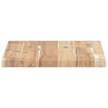 Floating Shelf 40x30x2 cm Untreated Solid Wood Acacia