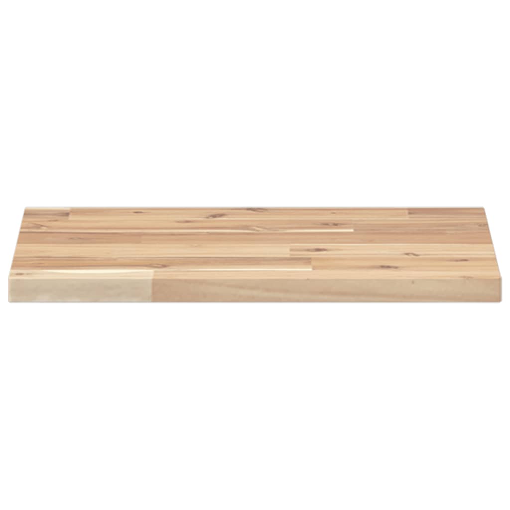 Floating Shelf 60x30x2 cm Untreated Solid Wood Acacia