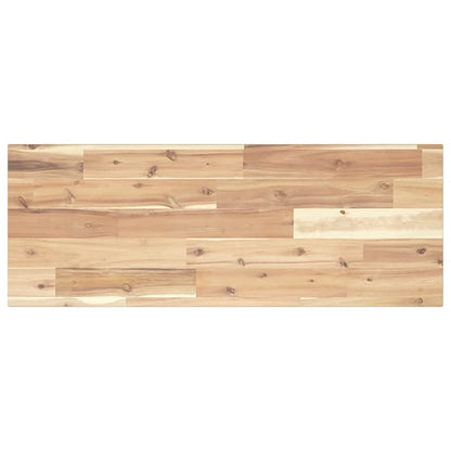 Floating Shelf 100x30x2 cm Untreated Solid Wood Acacia