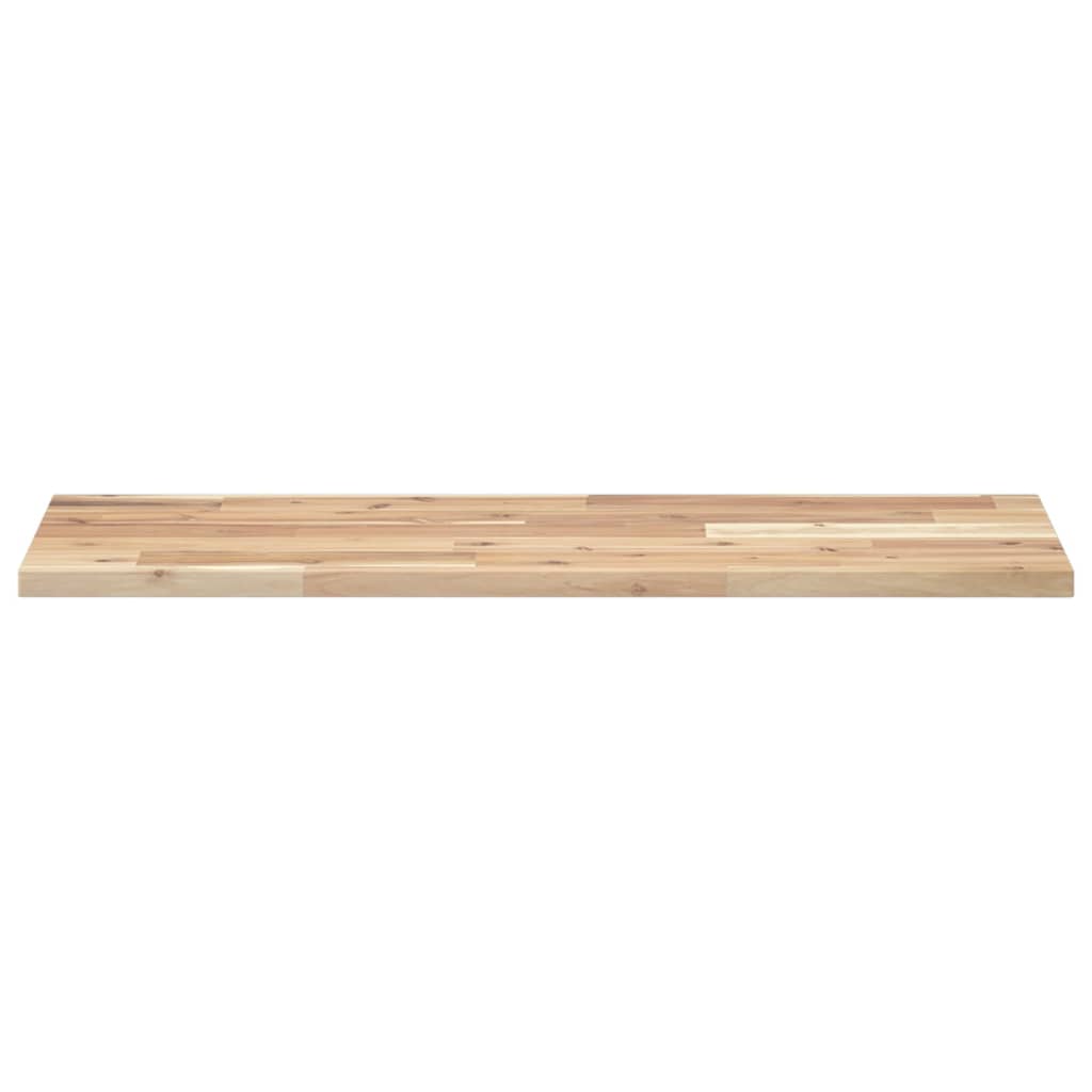 Floating Shelves 2 pcs 100x30x2 cm Untreated Solid Wood Acacia
