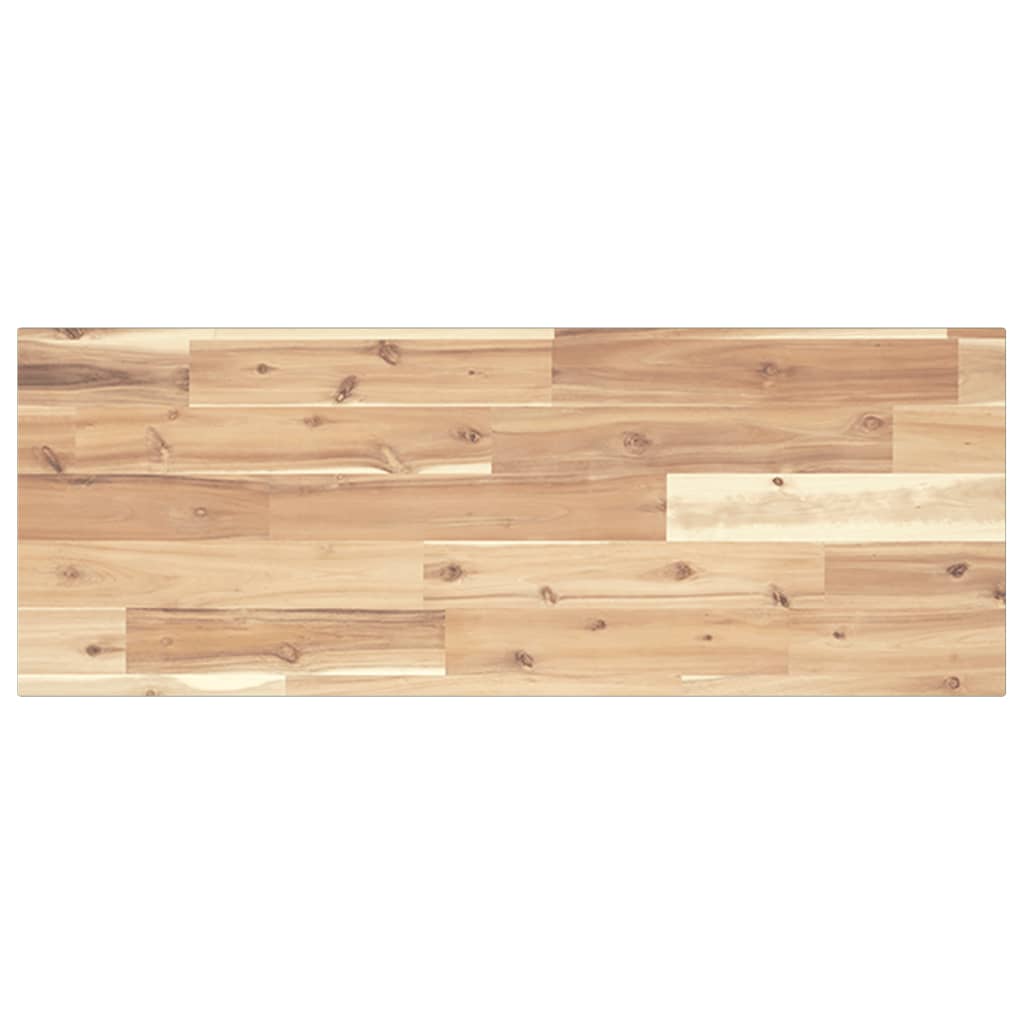 Floating Shelves 2 pcs 100x30x2 cm Untreated Solid Wood Acacia