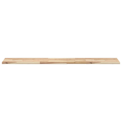 Floating Shelves 4 pcs 120x30x2 cm Untreated Solid Wood Acacia