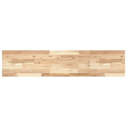 Floating Shelf 140x30x2 cm Untreated Solid Wood Acacia
