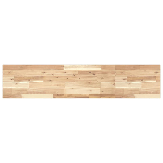 Floating Shelf 140x30x2 cm Untreated Solid Wood Acacia
