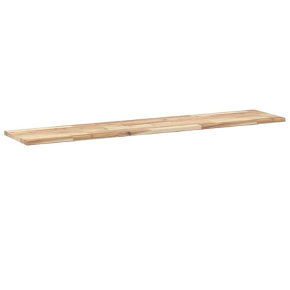 Floating Shelves 3 pcs 140x30x2 cm Untreated Solid Wood Acacia