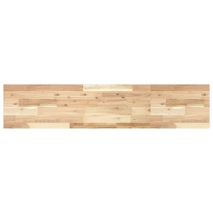 Floating Shelf 160x30x2 cm Untreated Solid Wood Acacia