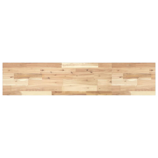 Floating Shelf 160x30x2 cm Untreated Solid Wood Acacia