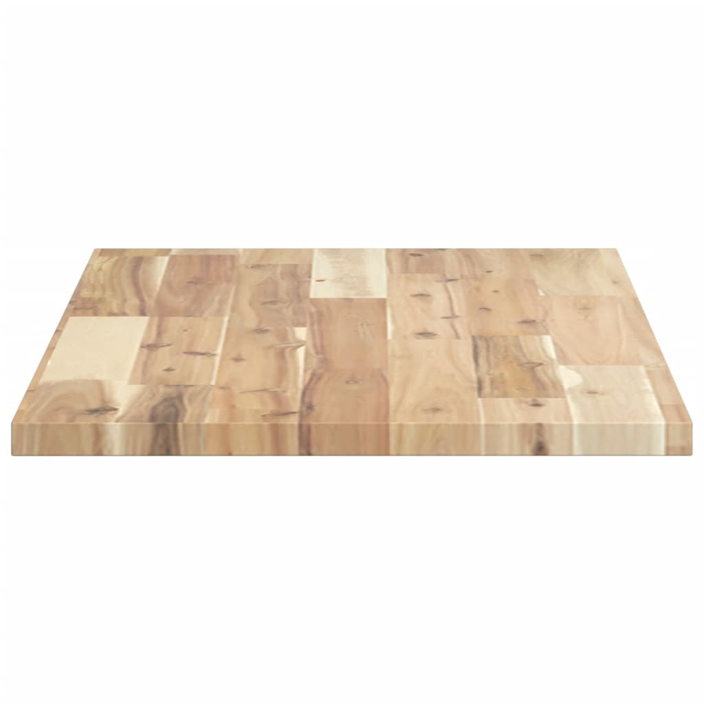 Floating Shelf 60x40x2 cm Untreated Solid Wood Acacia