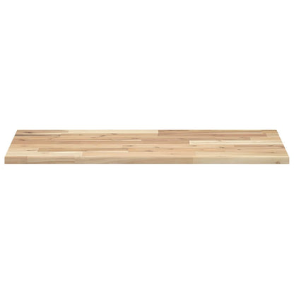 Floating Shelves 2 pcs 80x40x2 cm Untreated Solid Wood Acacia