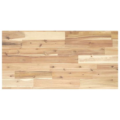 Floating Shelves 2 pcs 80x40x2 cm Untreated Solid Wood Acacia
