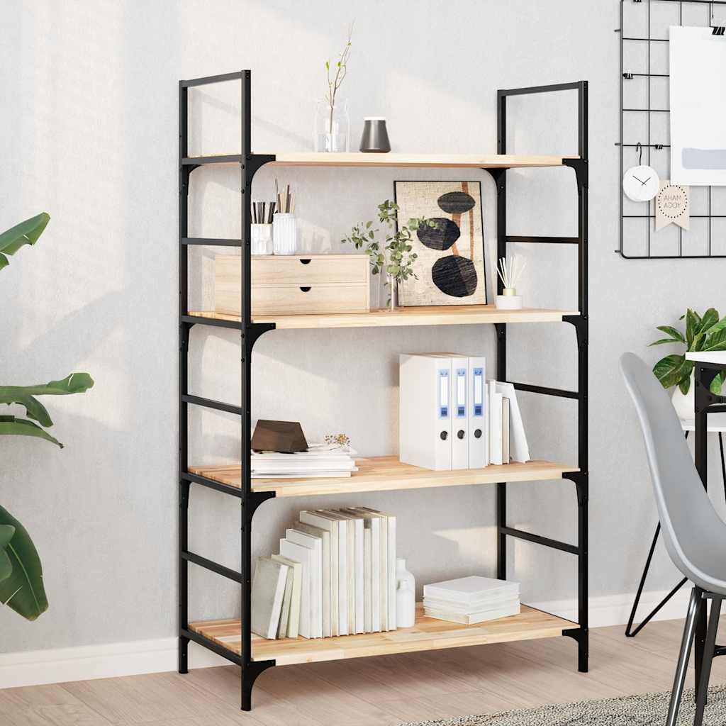 Floating Shelves 4 pcs 80x40x2 cm Untreated Solid Wood Acacia