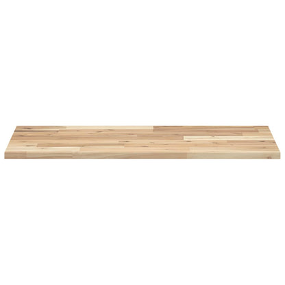 Floating Shelf 100x40x2 cm Untreated Solid Wood Acacia