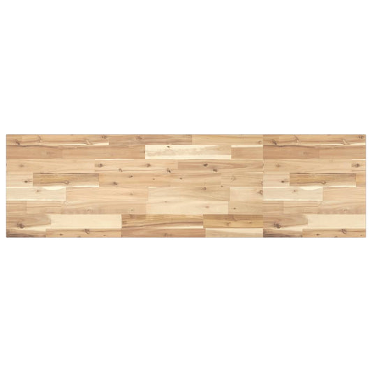 Floating Shelf 140x40x2 cm Untreated Solid Wood Acacia