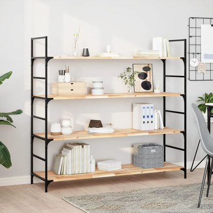 Floating Shelves 2 pcs 140x40x2 cm Untreated Solid Wood Acacia