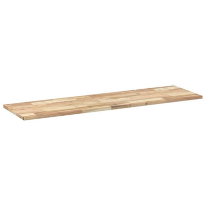 Floating Shelf 160x40x2 cm Untreated Solid Wood Acacia