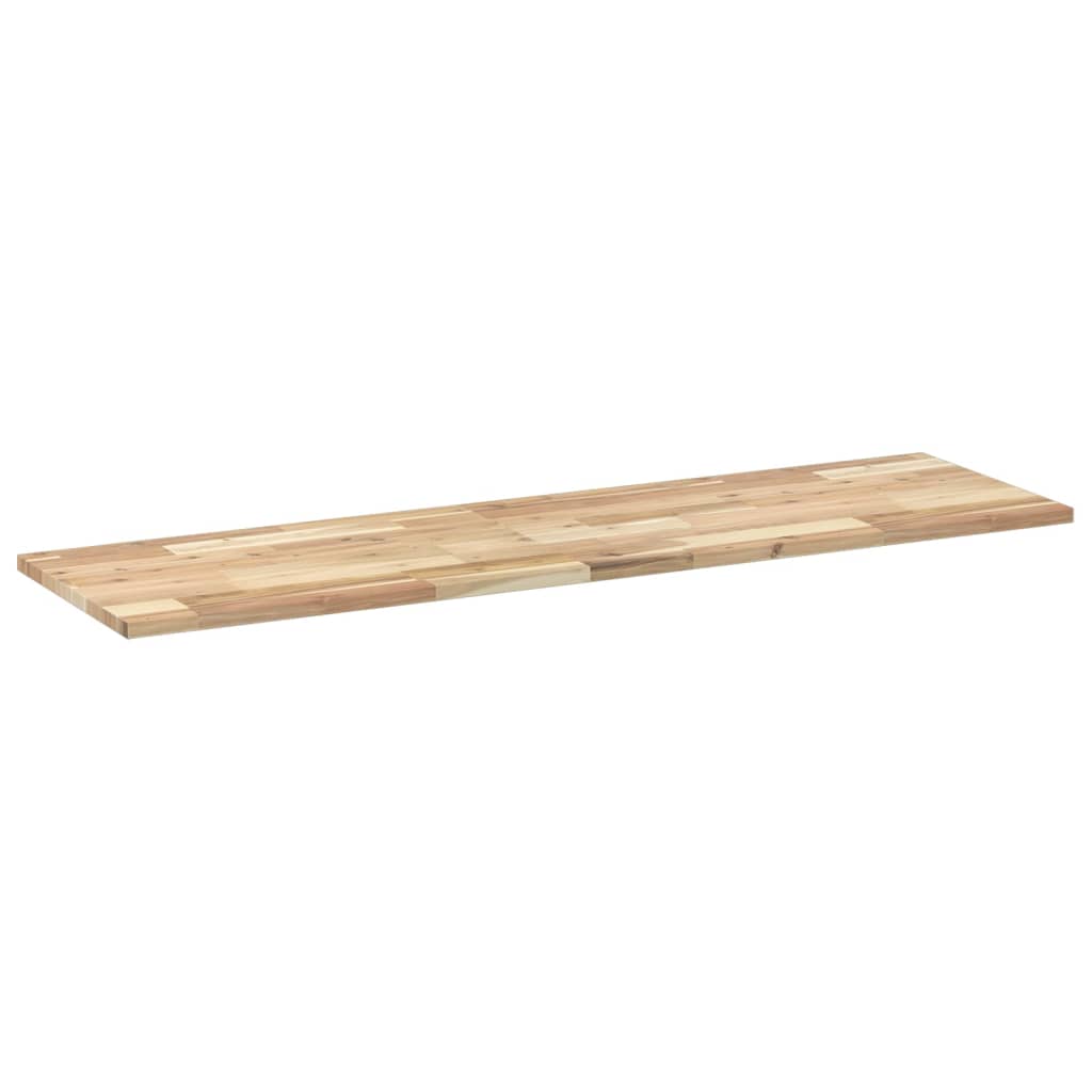 Floating Shelves 2 pcs 160x40x2 cm Untreated Solid Wood Acacia