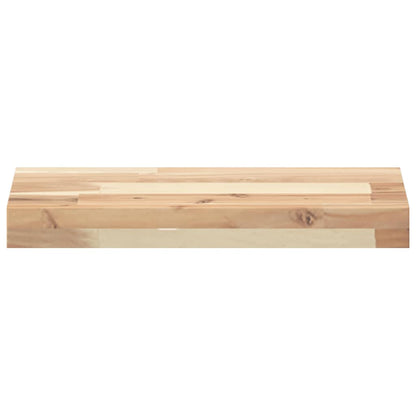 Floating Shelves 2 pcs 40x20x4 cm Untreated Solid Wood Acacia