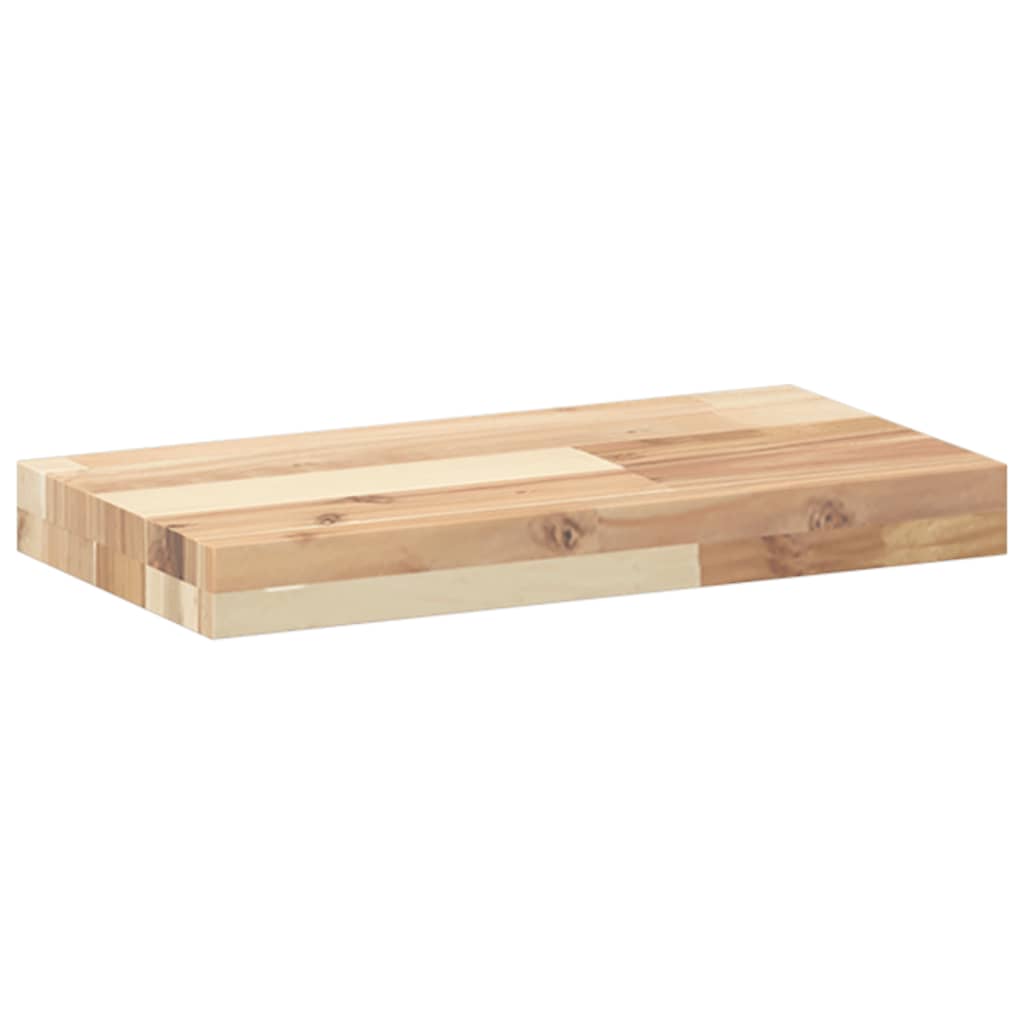 Floating Shelves 3 pcs 40x20x4 cm Untreated Solid Wood Acacia