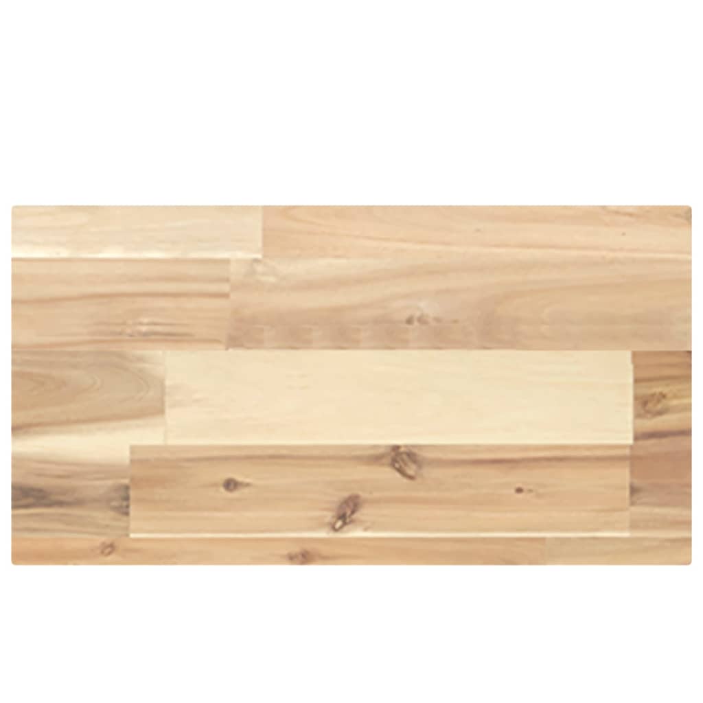 Floating Shelves 2 pcs 60x20x4 cm Untreated Solid Wood Acacia