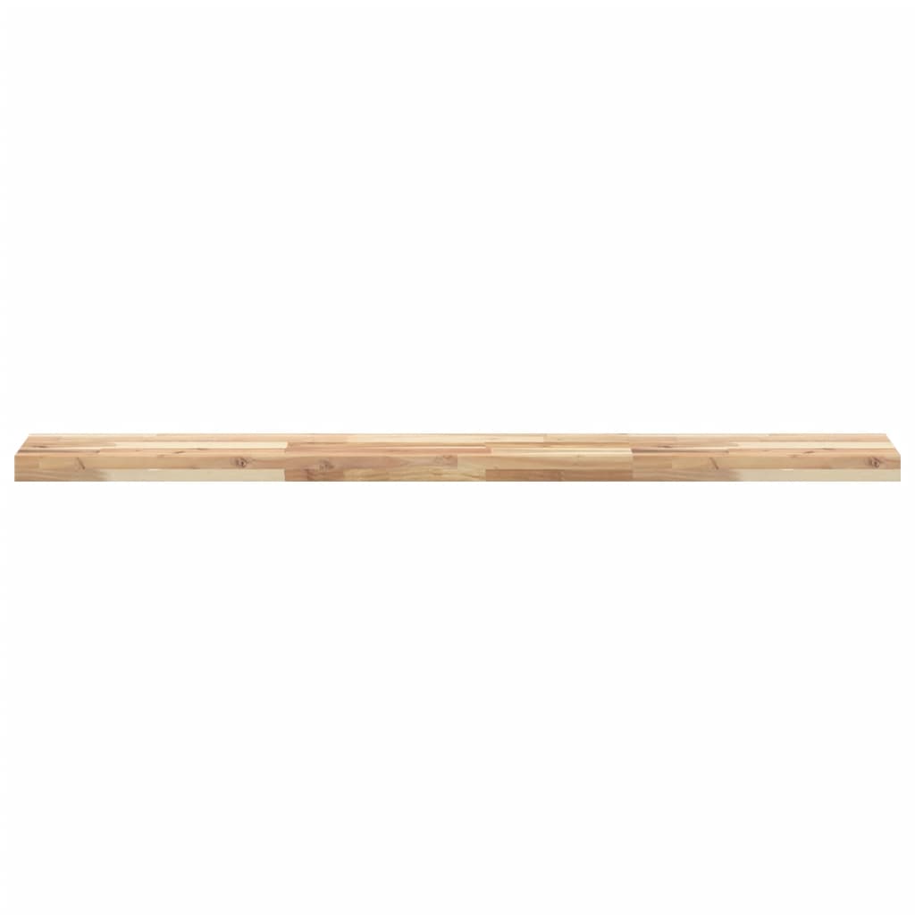 Floating Shelves 4 pcs 140x20x4 cm Untreated Solid Wood Acacia