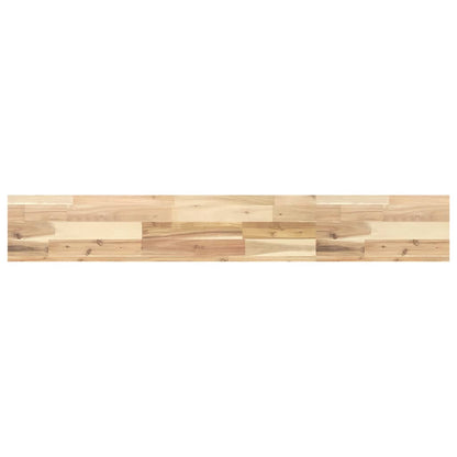 Floating Shelf 160x20x4 cm Untreated Solid Wood Acacia