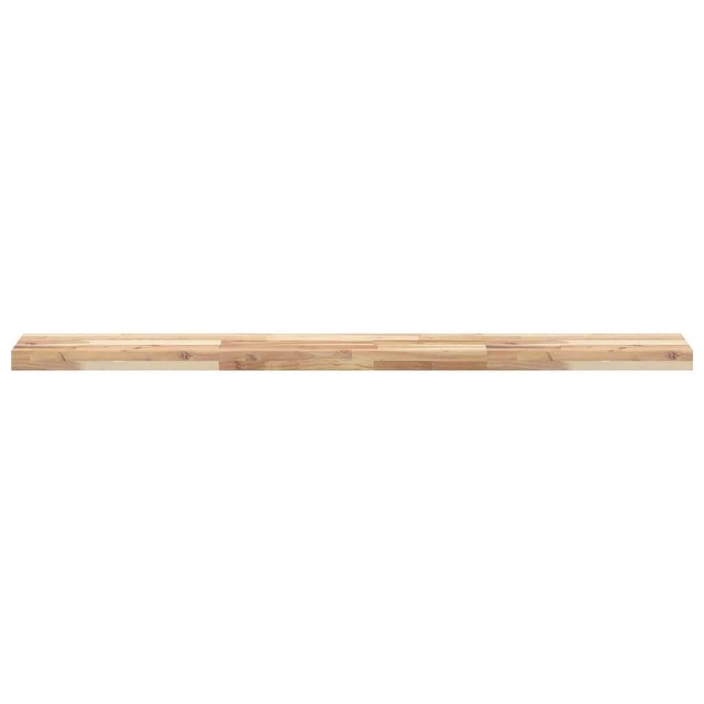 Floating Shelf 160x20x4 cm Untreated Solid Wood Acacia