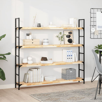 Floating Shelf 160x20x4 cm Untreated Solid Wood Acacia
