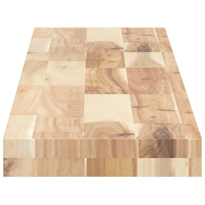 Floating Shelves 3 pcs 160x20x4 cm Untreated Solid Wood Acacia