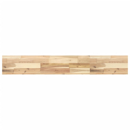 Floating Shelves 3 pcs 160x20x4 cm Untreated Solid Wood Acacia