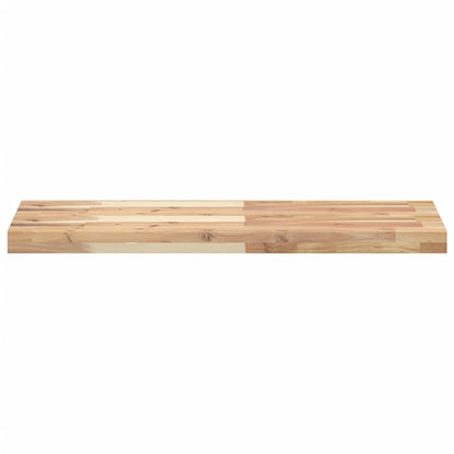 Floating Shelves 4 pcs 80x30x4 cm Untreated Solid Wood Acacia