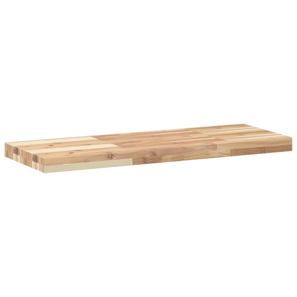 Floating Shelves 4 pcs 80x30x4 cm Untreated Solid Wood Acacia