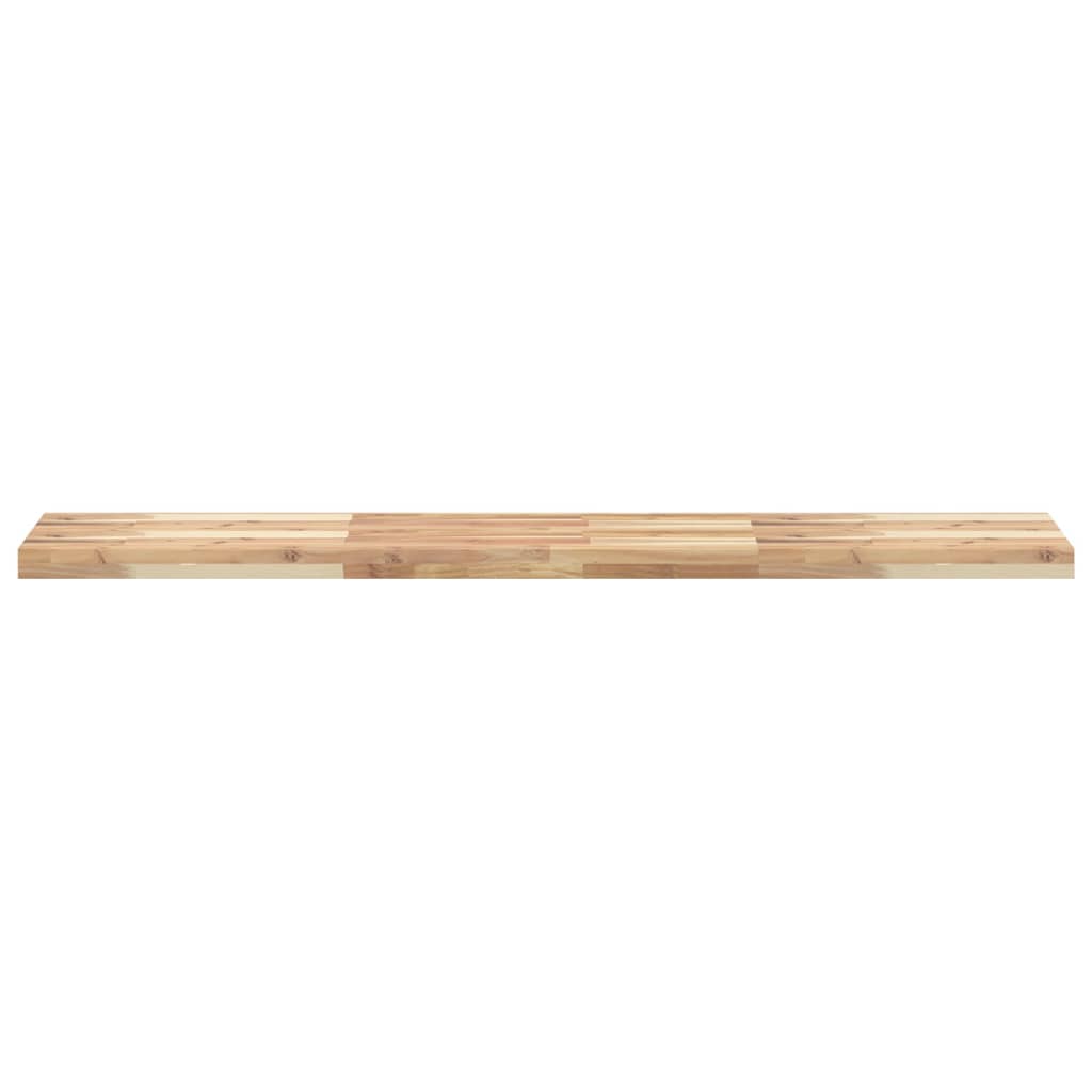 Floating Shelves 4 pcs 120x30x4 cm Untreated Solid Wood Acacia