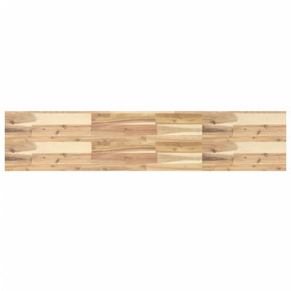 Floating Shelves 4 pcs 120x30x4 cm Untreated Solid Wood Acacia