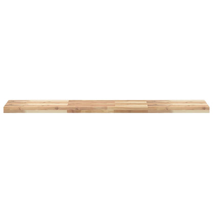 Floating Shelves 2 pcs 140x30x4 cm Untreated Solid Wood Acacia