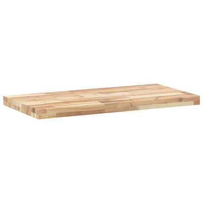 Floating Shelves 2 pcs 80x40x4 cm Untreated Solid Wood Acacia