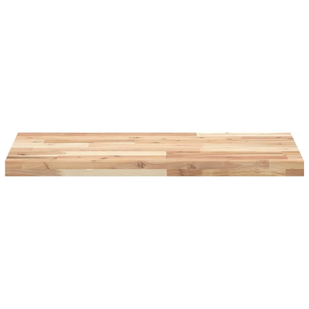 Floating Shelves 2 pcs 80x40x4 cm Untreated Solid Wood Acacia