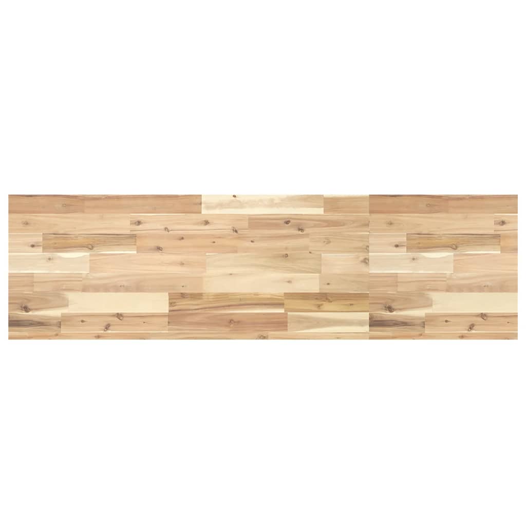 Floating Shelves 2 pcs 120x40x4 cm Untreated Solid Wood Acacia