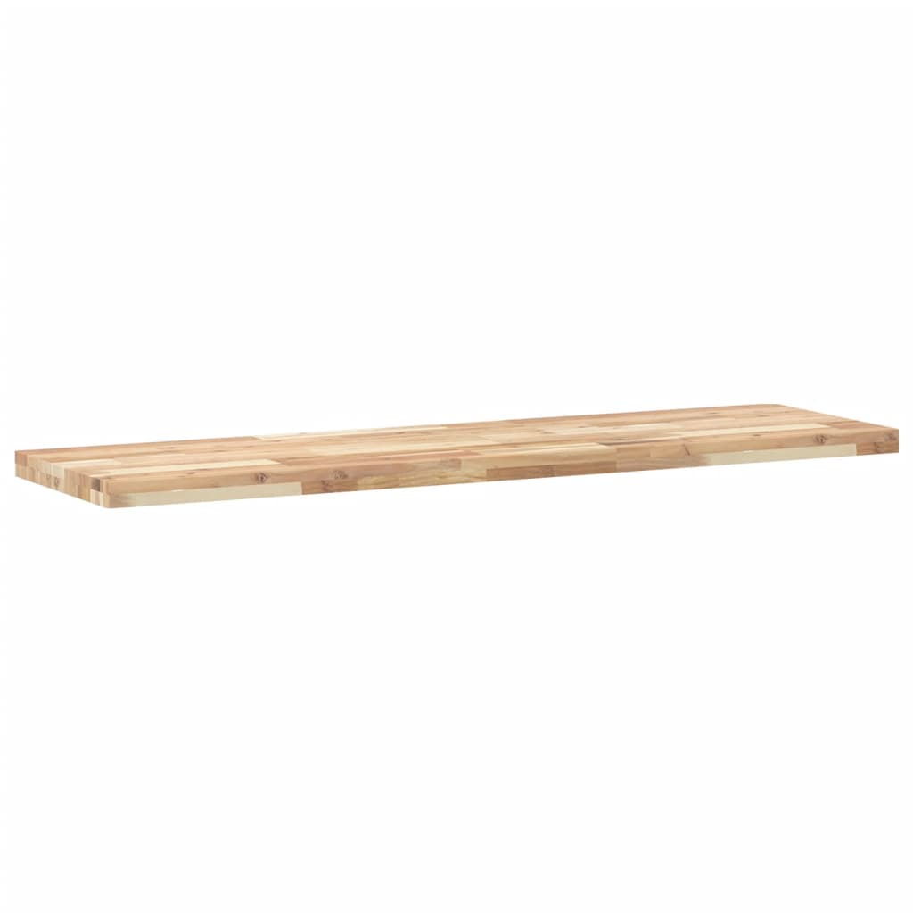 Floating Shelves 2 pcs 140x40x4 cm Untreated Solid Wood Acacia