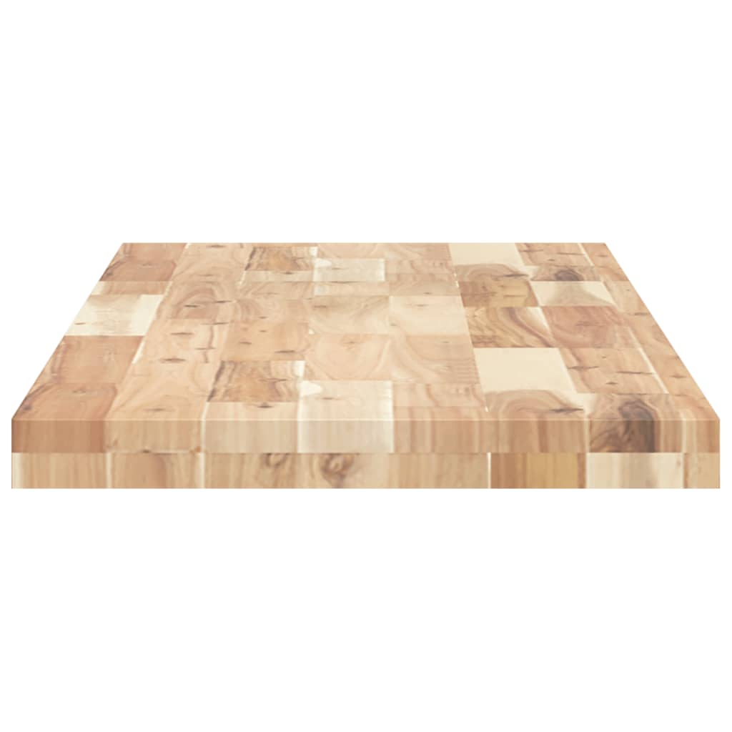 Floating Shelves 2 pcs 140x40x4 cm Untreated Solid Wood Acacia