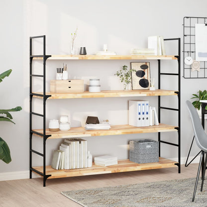 Floating Shelves 2 pcs 140x40x4 cm Untreated Solid Wood Acacia