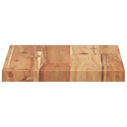 Floating Shelves 4 pcs 40x20x2 cm Oil Finished Solid Wood Acacia