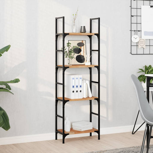 Floating Shelves 4 pcs 60x20x2 cm Oil Finished Solid Wood Acacia