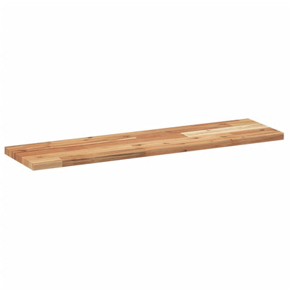 Floating Shelves 4 pcs 100x20x2 cm Oil Finished Solid Wood Acacia