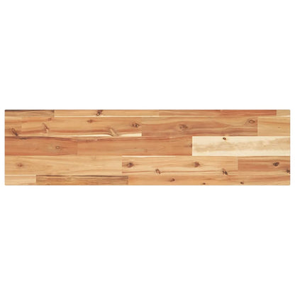 Floating Shelves 4 pcs 100x20x2 cm Oil Finished Solid Wood Acacia