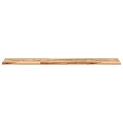 Floating Shelves 2 pcs 140x30x2 cm Oil Finished Solid Wood Acacia