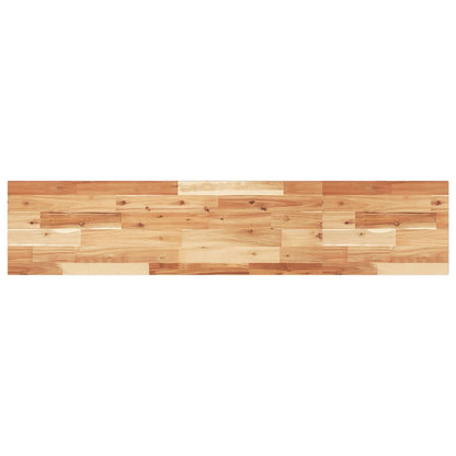 Floating Shelves 2 pcs 140x30x2 cm Oil Finished Solid Wood Acacia