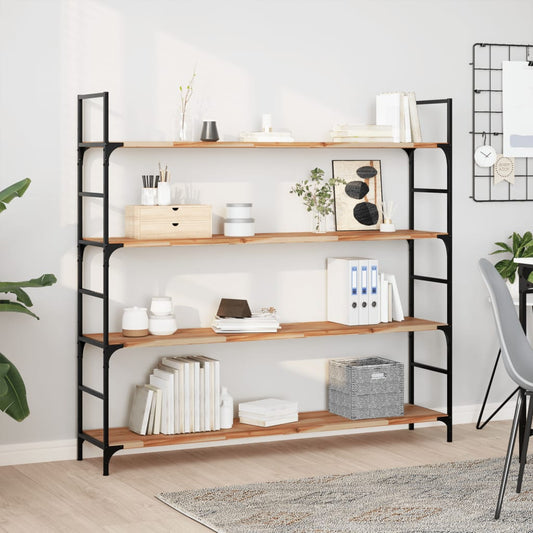 Floating Shelves 2 pcs 160x30x2 cm Oil Finished Solid Wood Acacia