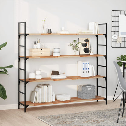 Floating Shelves 3 pcs 160x30x2 cm Oil Finished Solid Wood Acacia