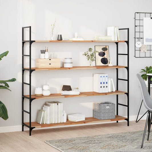 Floating Shelves 4 pcs 160x30x2 cm Oil Finished Solid Wood Acacia