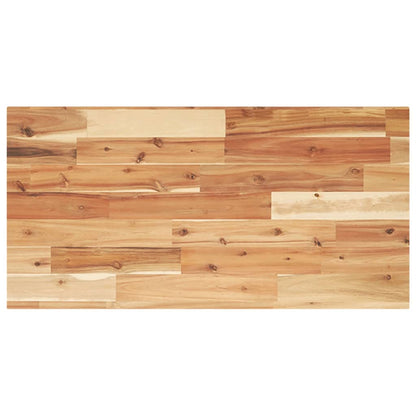 Floating Shelves 4 pcs 100x40x2 cm Oil Finished Solid Wood Acacia